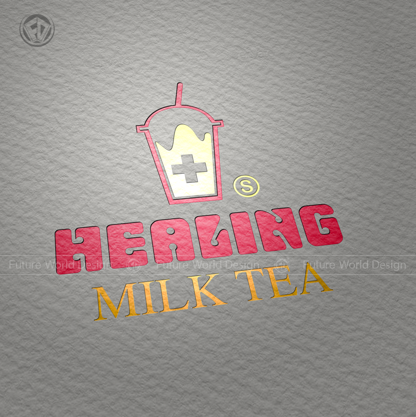 Healing Milk Tea - Logo Thiết Kế TPHCM